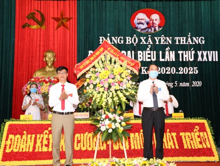 Đại hội đại biểu Đảng bộ xã Yên Thắng lần thứ XXVII, nhiệm kỳ 2020-2025