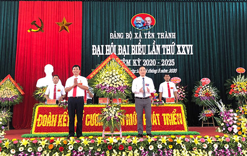 Đại hội đại biểu Đảng bộ xã Yên Thành lần thứ XXVI, nhiệm kỳ 2020-2025