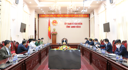 UBND tỉnh và Thường trực Ban Chỉ đạo phòng, chống dịch bệnh Covid-19 triển khai nhiệm vụ cấp bách trong thời gian tới