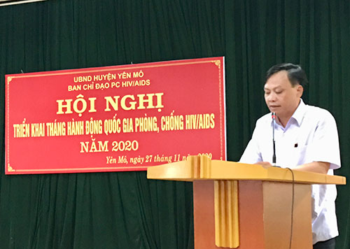 Triển khai Tháng hành động Quốc gia phòng, chống HIV/AIDS năm 2020