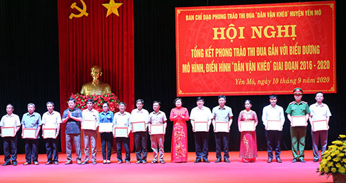 Hội nghị tổng kết phong trào thi đua “Dân vận khéo” giai đoạn 2016- 2020