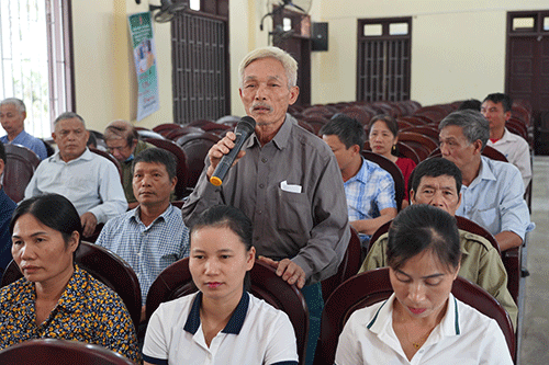 Uỷ ban MTTQ Việt Nam huyện đối thoại với cán bộ làm công tác mặt trận xã Yên Thắng