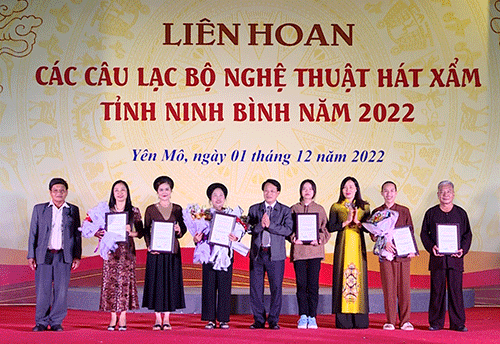 Liên hoan các Câu lạc bộ nghệ thuật hát Xẩm tỉnh Ninh Bình năm 2022