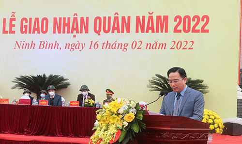 Yên Mô tổ chức Lễ giao nhận quân năm 2022