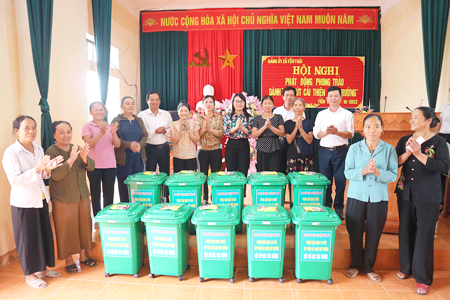 Yên Thái phát động phong trào dành “10 phút góp phần cải thiện môi trường”