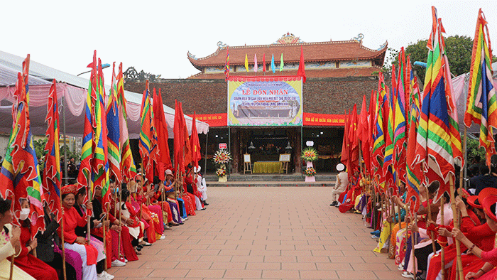 Lễ đón bằng công nhận di sản văn hóa phi vật thể quốc gia “Lễ hội truyền thống làng Bình Hải, xã Yên Nhân”