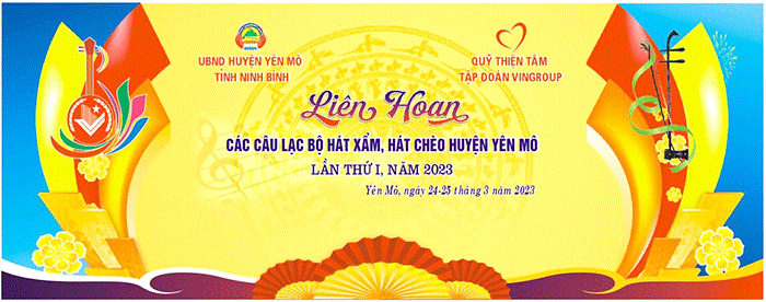 Yên Mô, sẵn sàng cho Liên hoan hát Xẩm, hát Chèo lần thứ I, năm 2023